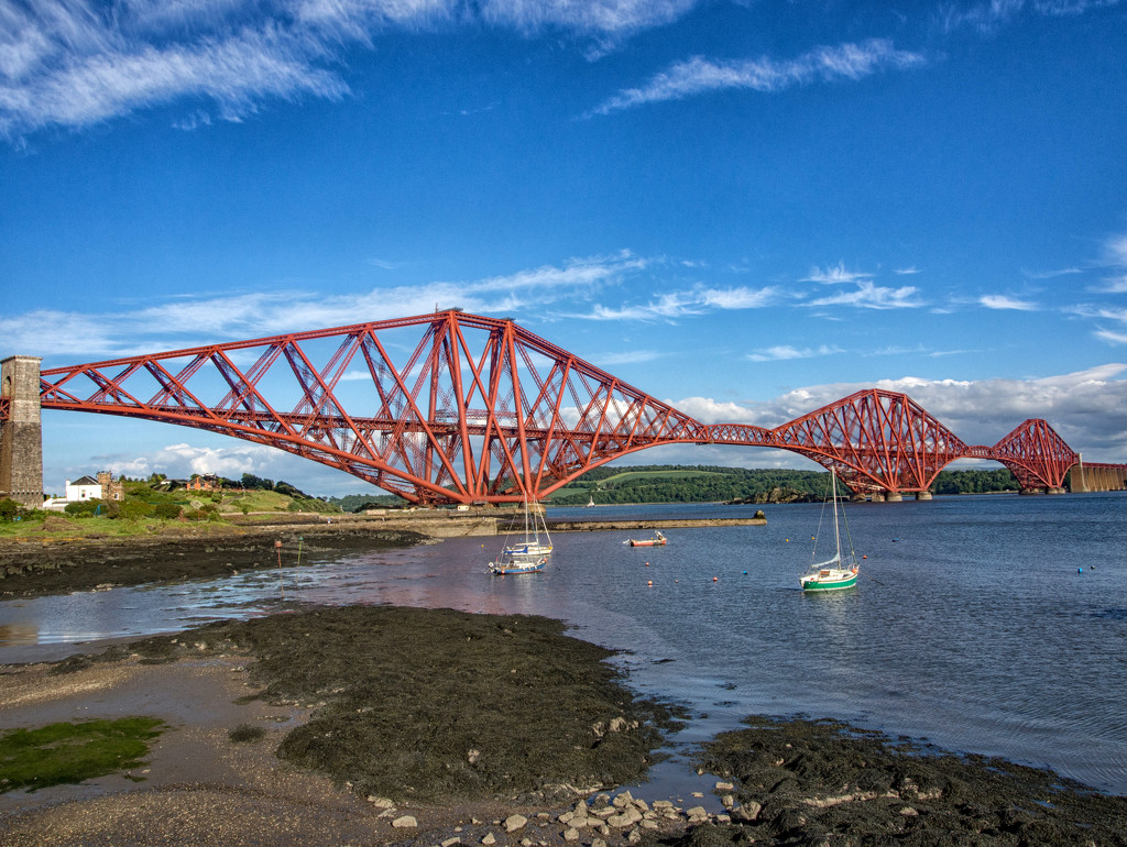 Forth Bridge in the sun. by frequentframes
