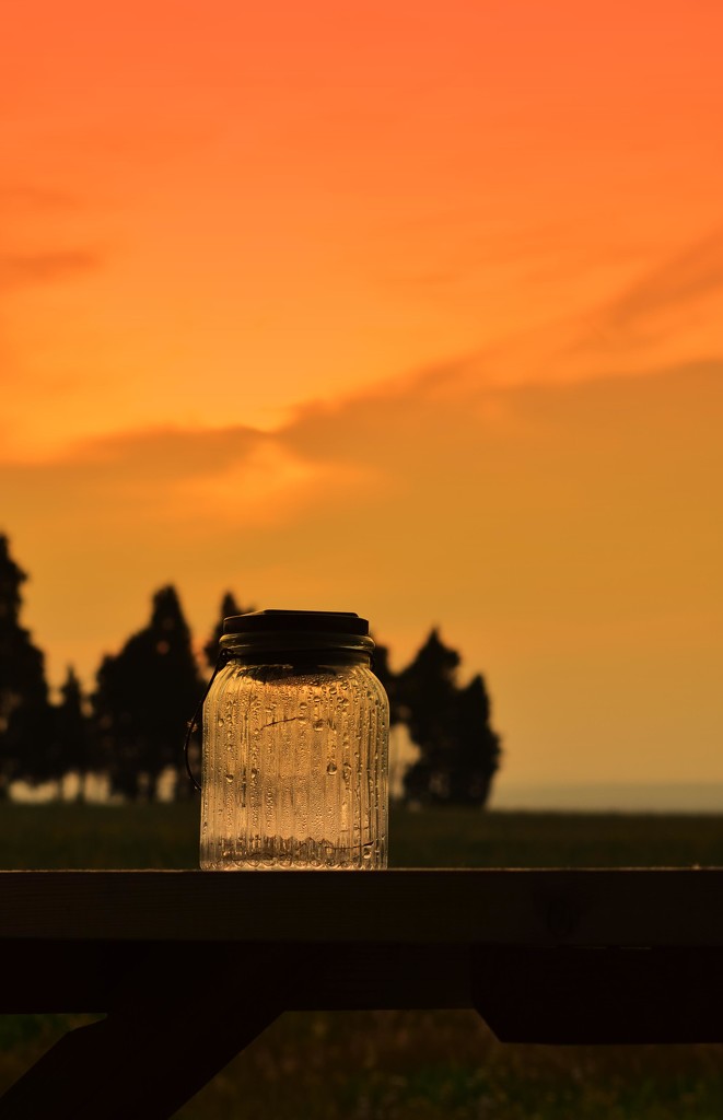 sunset jar by ianmetcalfe