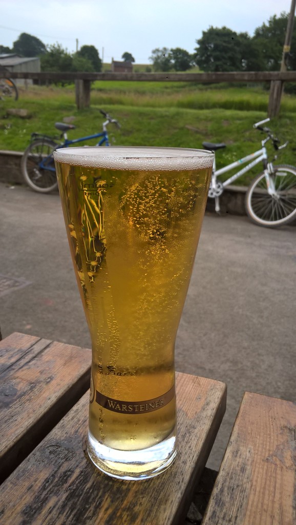 Bikes and a beer  by brennieb