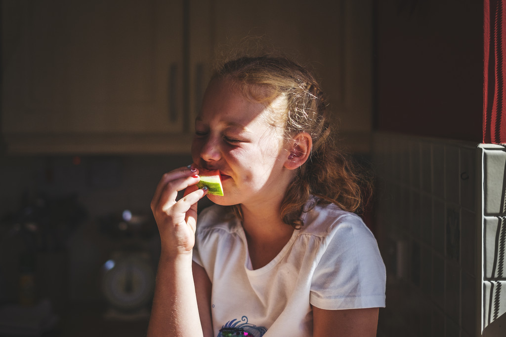 Day 155, Year 5 - Alexis & The Watermelon by stevecameras
