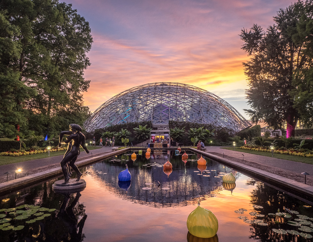 Climatron at Sunset by rosiekerr