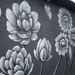 painted flowers mural  by stillmoments33