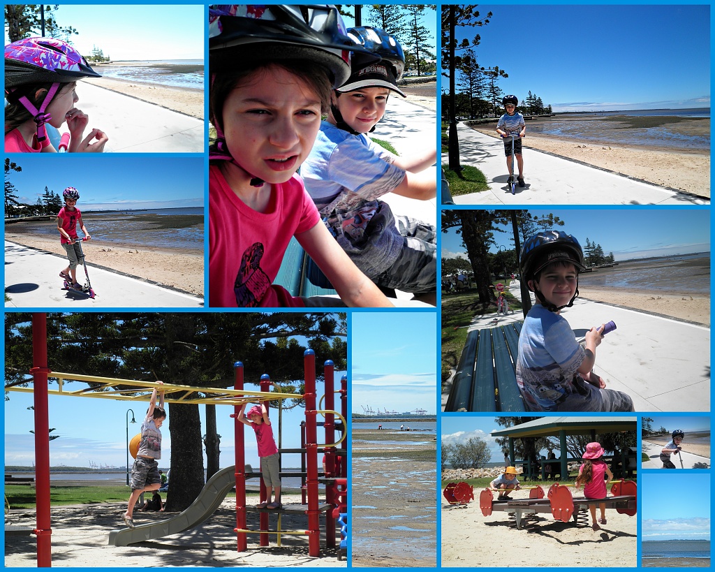 beach collage by corymbia