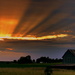 Evening Cloudscape and Barn by kareenking