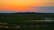 26th Jun 2017 - Sunset over marsh, Folly Beach, South Carolina
