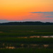 Sunset over marsh, Folly Beach, South Carolina by congaree