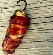 27th Jun 2017 - Day 300:  Bacon Wrapped Jalapeno