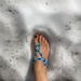 Sandal in the snow.  by cocobella