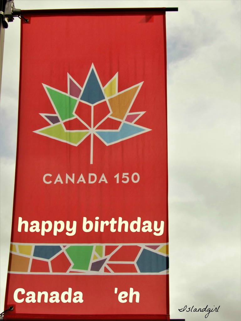 Happy 150th  Birthday Canada! by radiogirl