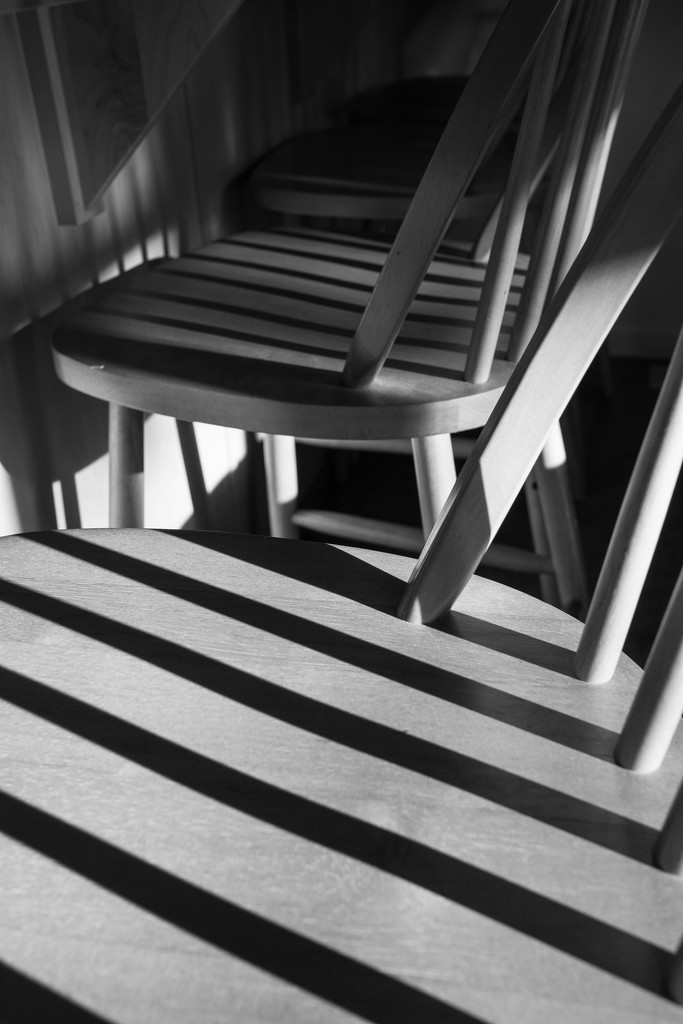 Chairs and shadows by cristinaledesma33