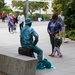 Summer is here and the human statues are out!