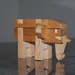  wooden elephant puzzle by stillmoments33