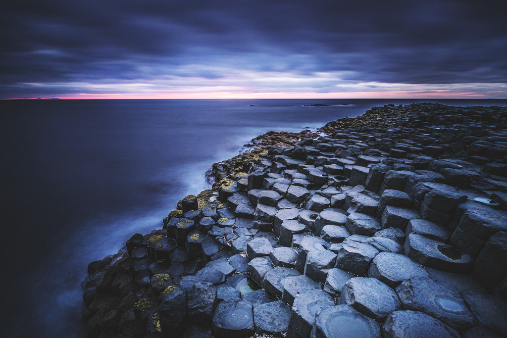 Day 185, Year 5 - Sundown Over Giants Causeway by stevecameras