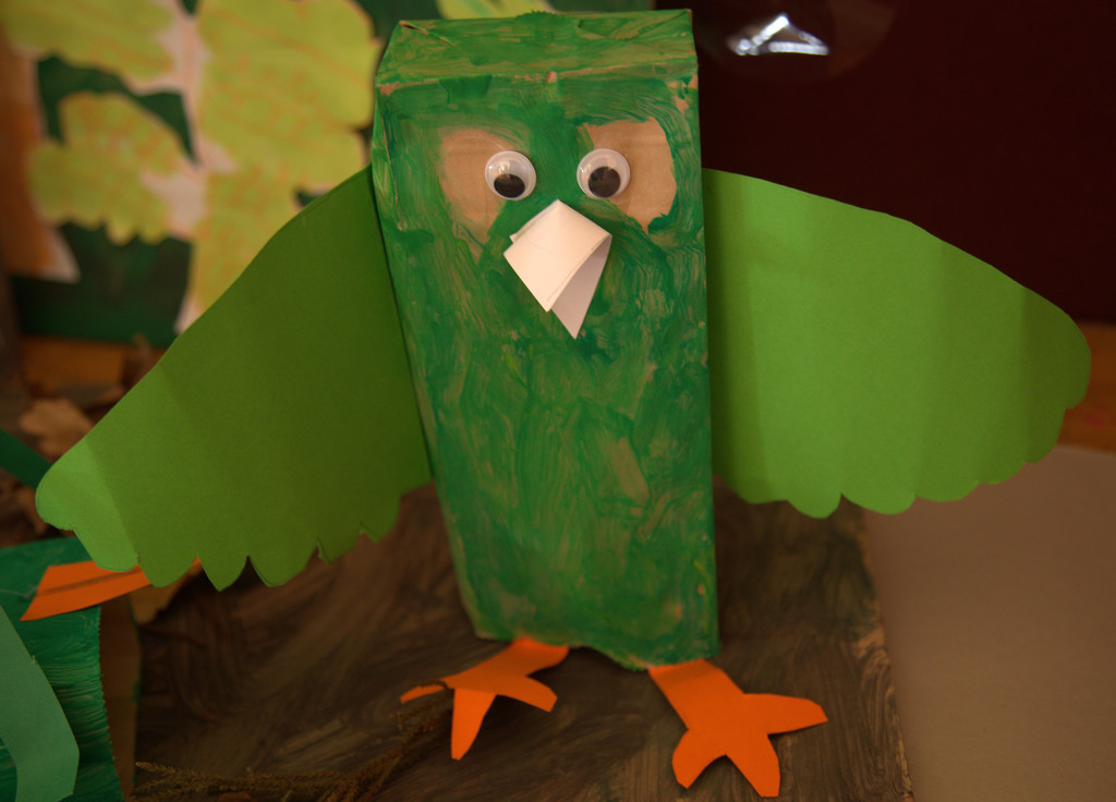 Paper bag puppets by dide