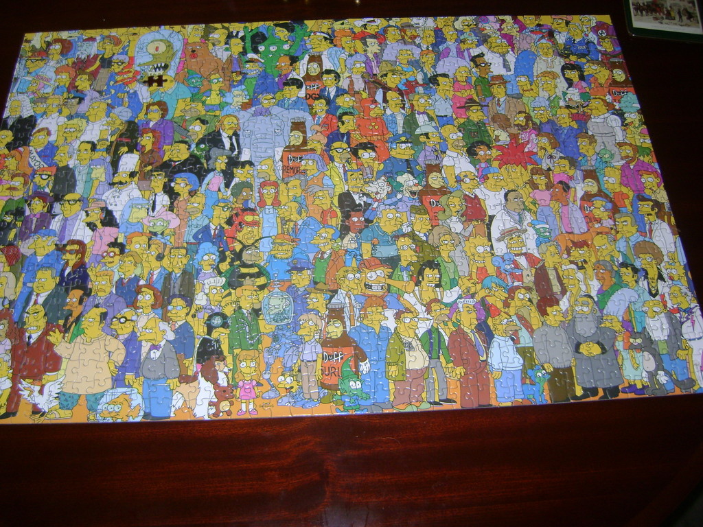 The DIFFICULT  Simpson jigsaw! by marguerita