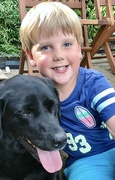 5th Jul 2017 - A boy and his dog....