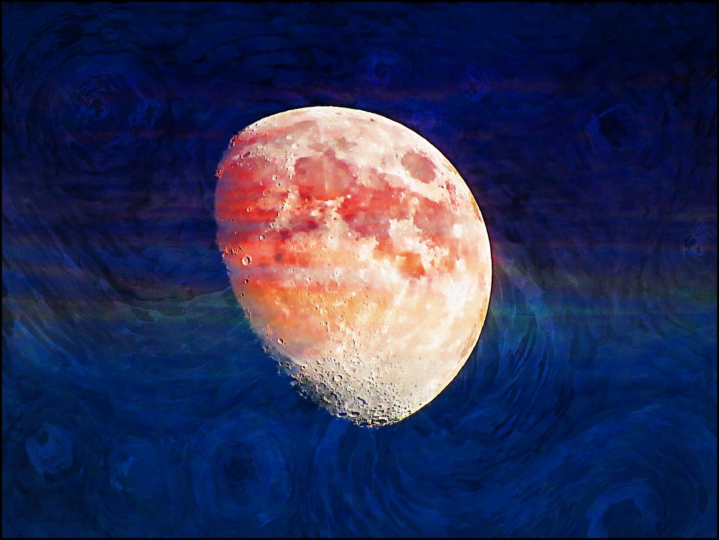 Van Gogh's Patriotic Moon by olivetreeann