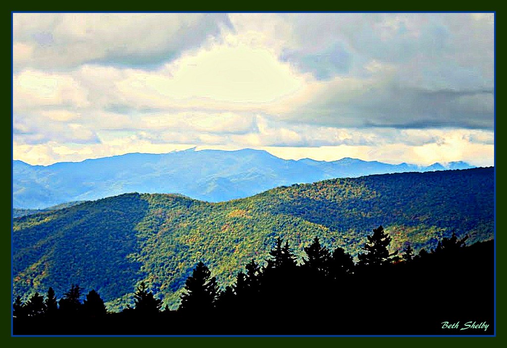 Looking Across the Blue Ridge by vernabeth