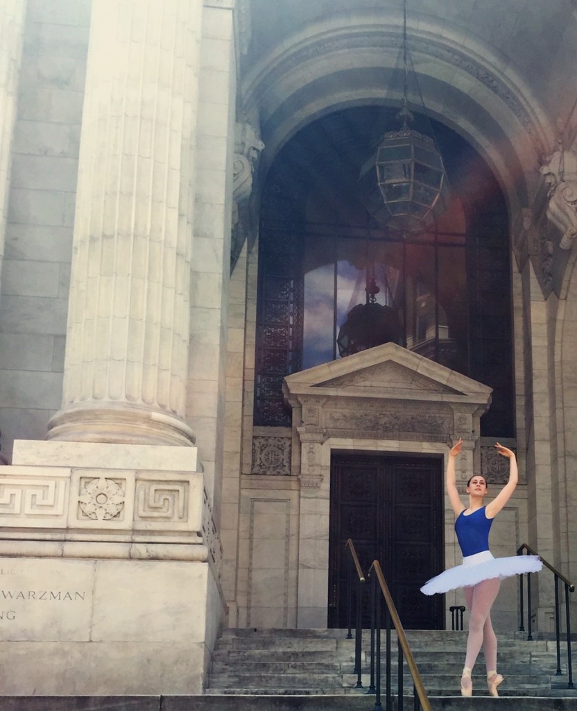 Day 312:  A Ballerina At The NYC Library by sheilalorson