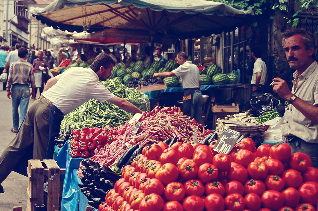 Marketplace Turkey circa 1991 by brigette