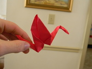 18th Feb 2013 - Origami Crane 