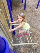14th Jul 2017 - Climbing the playground ladder