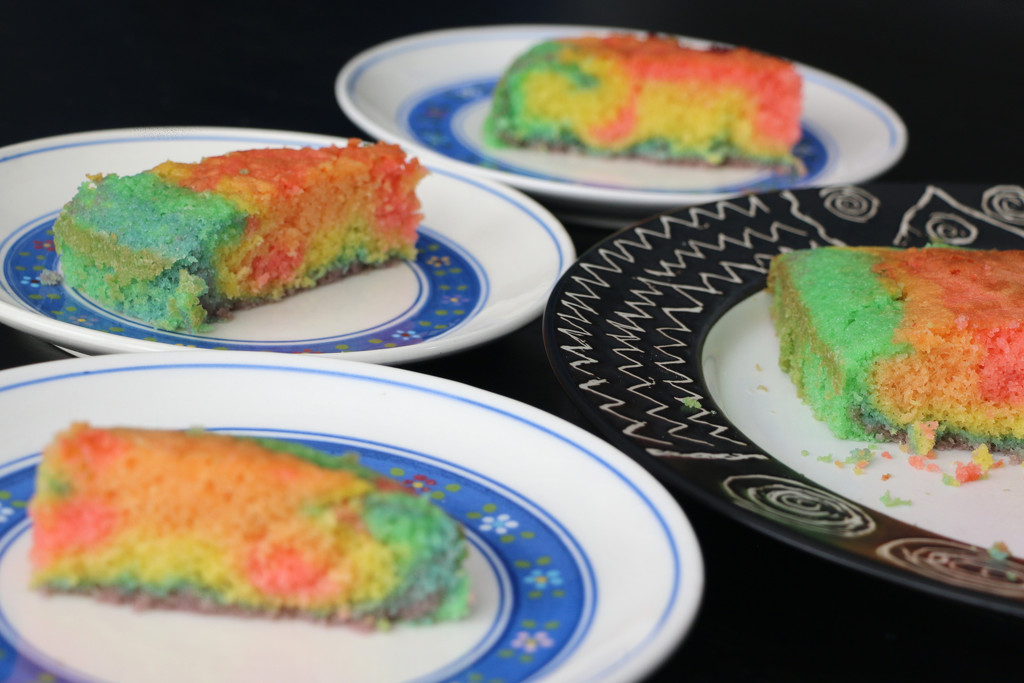 Rainbow cake by ingrid01