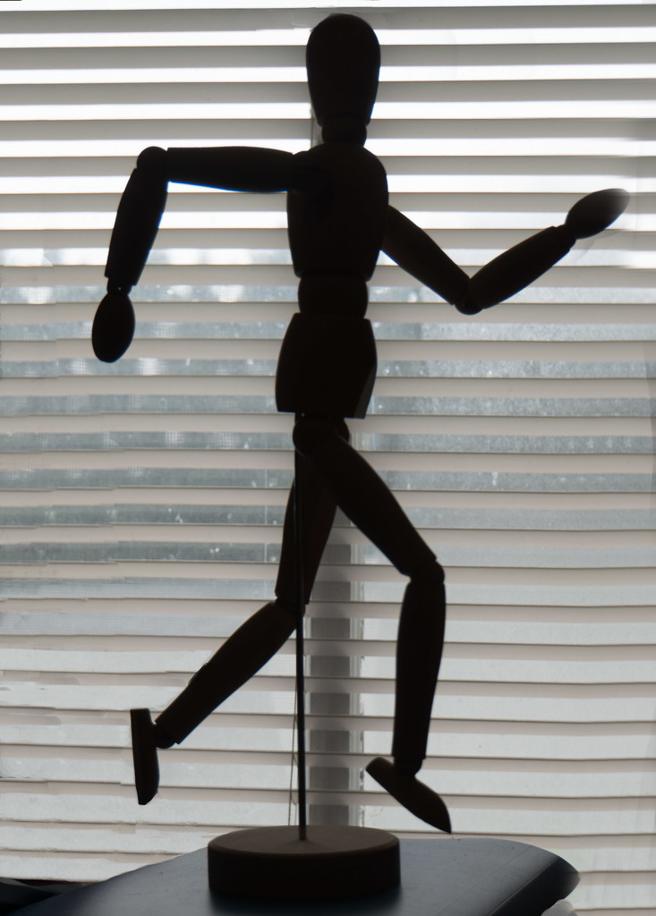 running man silhouette by randystreat