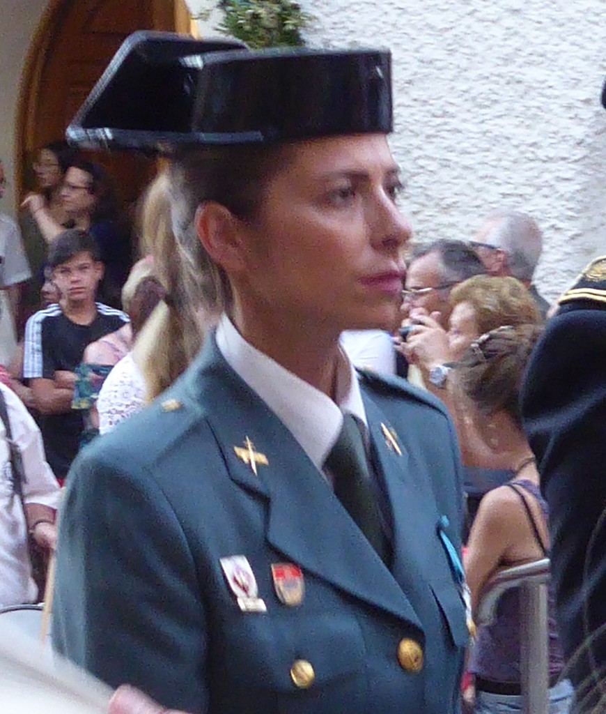 One very smart member of the Guardia Civil ( in her posh hat which they only wear for formal occasions these days)  by chimfa