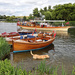A pleasant scene at the Henley Vintage Boat Festival by netkonnexion