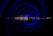 18th Jul 2017 - Taupo lights in a blue spiral