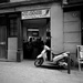 Old city bike shop by peterdegraaff
