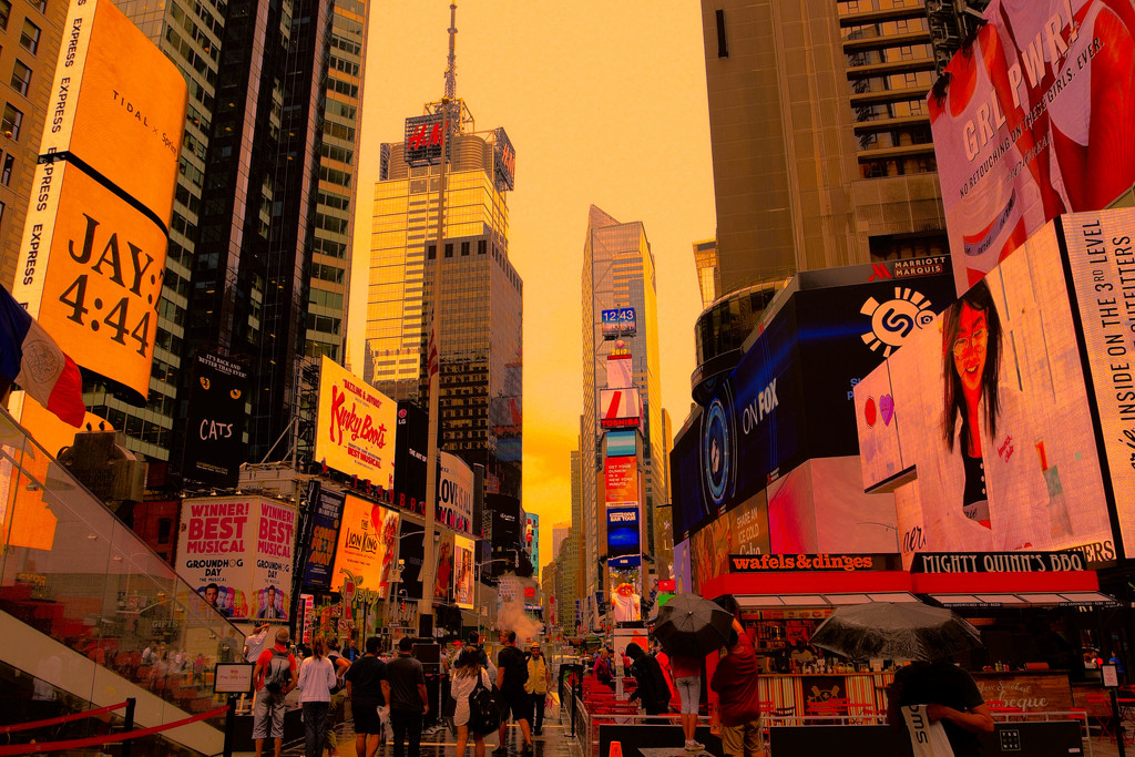 Times Square in The Big Apple  by joysfocus
