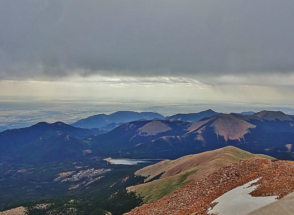 The view from the top of Pikes Peak by dmdfday