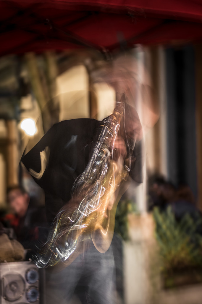 The Sax Player by helenw2