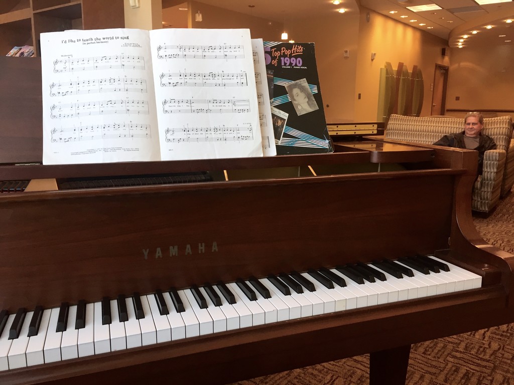 Doctor's office piano by margonaut