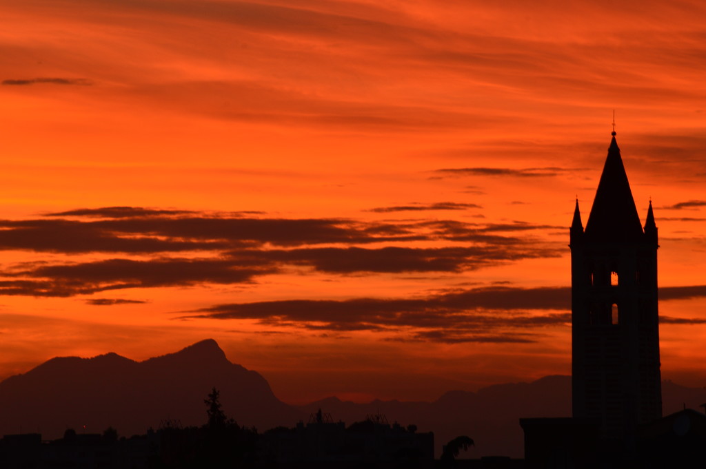 Sunset over San Zeno Maggiore  by caterina