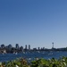 Seattle skyline blue by cristinaledesma33