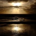 Sun rays at the beach by dkbarnett