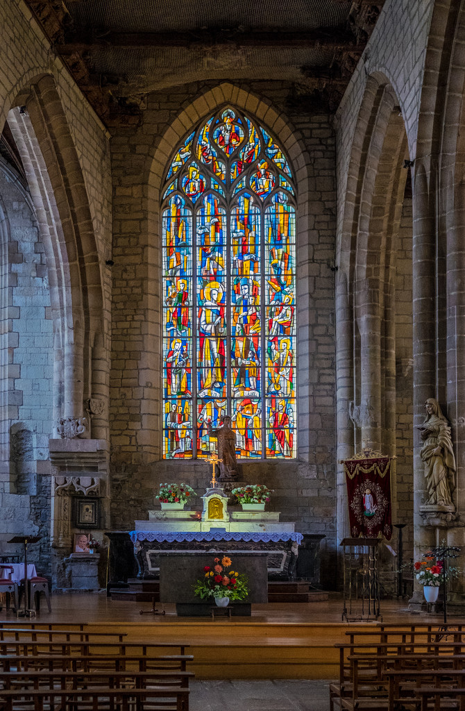 Église St. Armel, Ploërmel, Brittany by vignouse