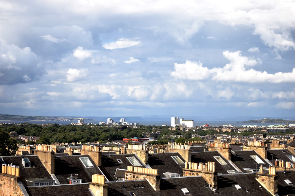 Edinburgh rooftops by christophercox