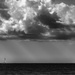 Alone at Sea Under the Clouds by taffy