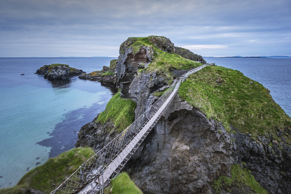 Day 186, Year 5 - The Carrick-a-Rede Rope Bridge by stevecameras