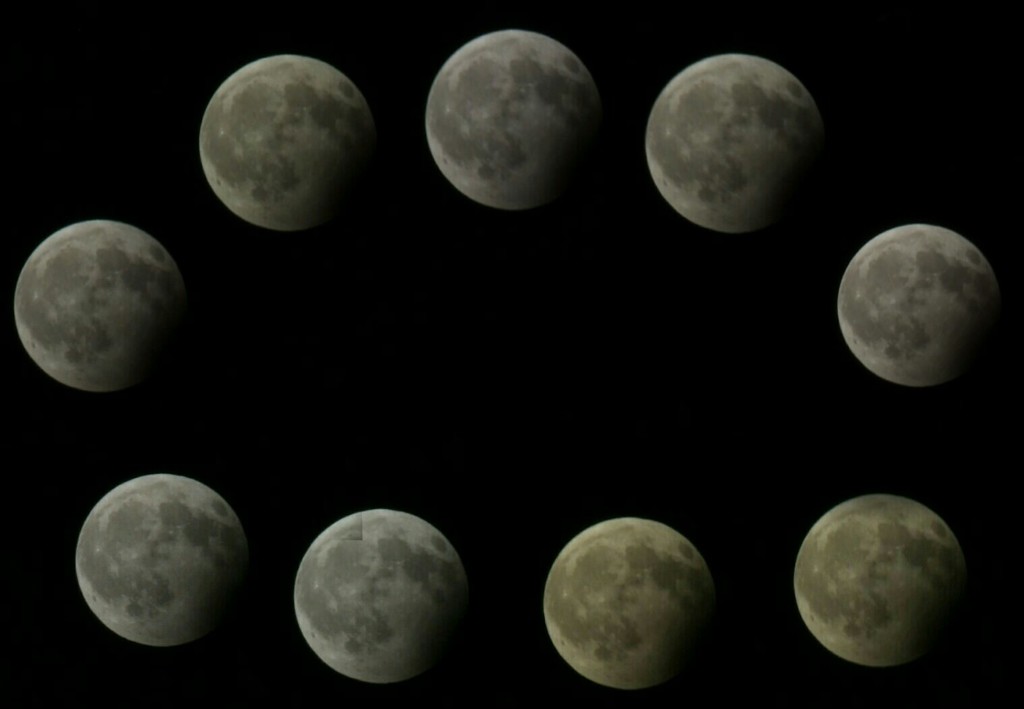 Lunar eclipse sequence by frappa77