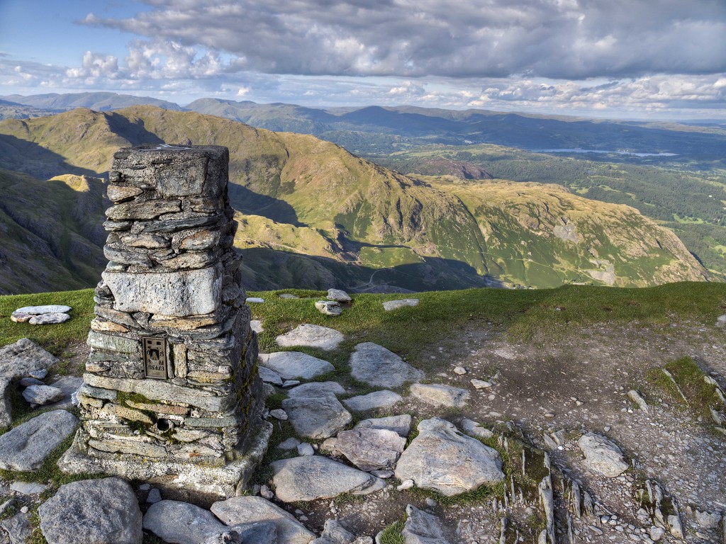 Old Man of Coniston Trig Point by gamelee