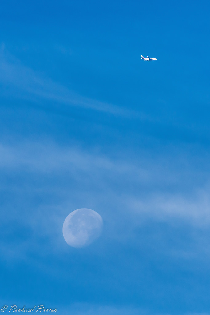 Flying over the Moon  by rjb71