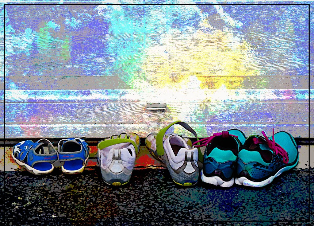 Six Sneakers- A Family of Love by olivetreeann