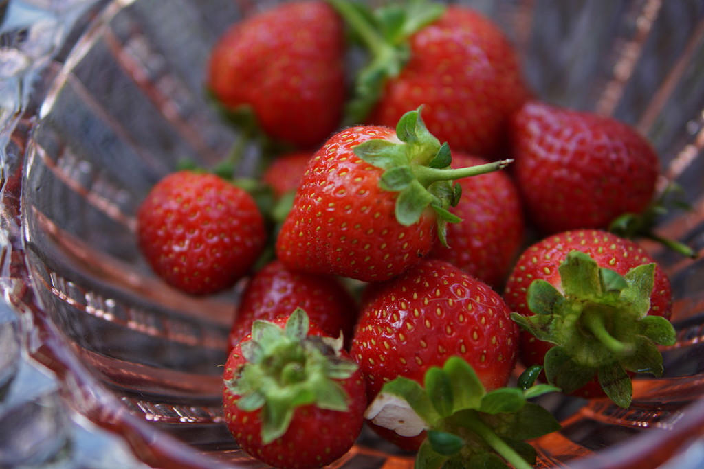 nifty fifty breakfast:  strawberries.... by quietpurplehaze