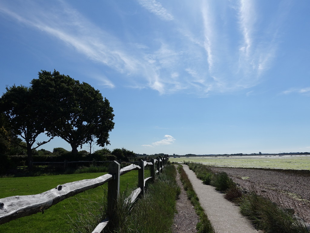 big sky and low tide at Emsworth by quietpurplehaze