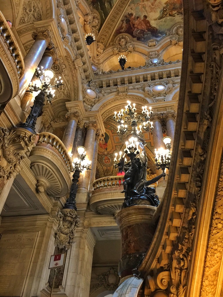 Inside the Opera Garnier.  by cocobella